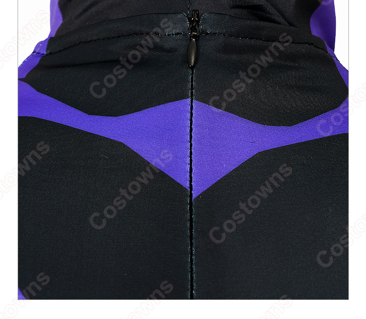 名探偵コナン 犯人 コスプレ衣装 黒い人 全身黒タイツ cosplay 仮装 変装-6