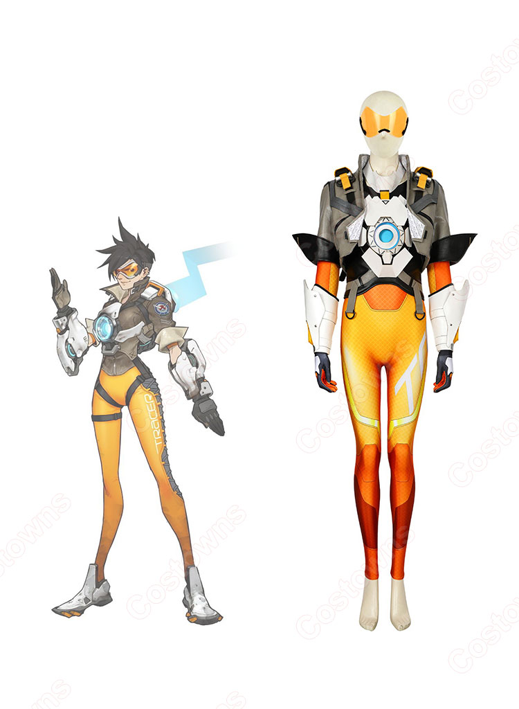 OW2 トレーサー コスプレ衣装 『オーバーウォッチ2』 元・オーバーウォッチ 冒険家 レナ・オクストン cosplay 仮装 変装-1