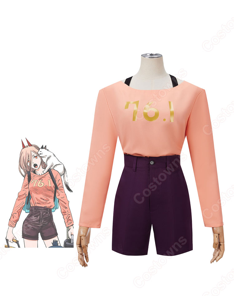 チェンソーマン パワー 普段着 コスプレ衣装-1