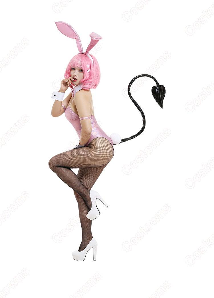 モモ・ベリア・デビルーク バニー コスプレ衣装 『ToLOVEる -とらぶる- ダークネス』 cosplay 仮装 変装-5