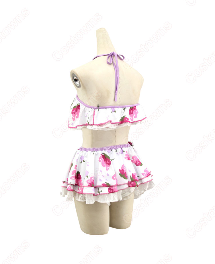 桜内梨子 水着編 コスプレ衣装 『ラブライブ！スクールアイドルフェスティバル（スクフェス）』 SR ８月水着編 水着のステージ 覚醒後 cosplay 仮装 変装-5