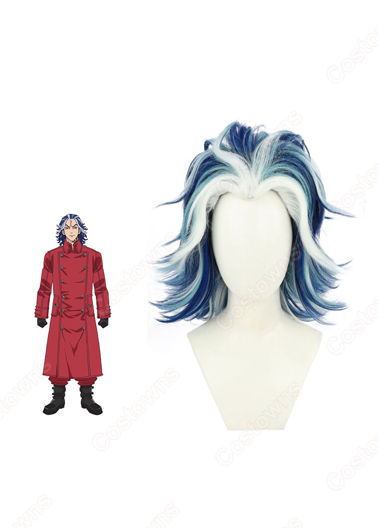 東京リベンジャーズ 柴大寿 コスプレウィッグ 10代目黒龍総長 耐熱かつら cosplay wig 通販-1