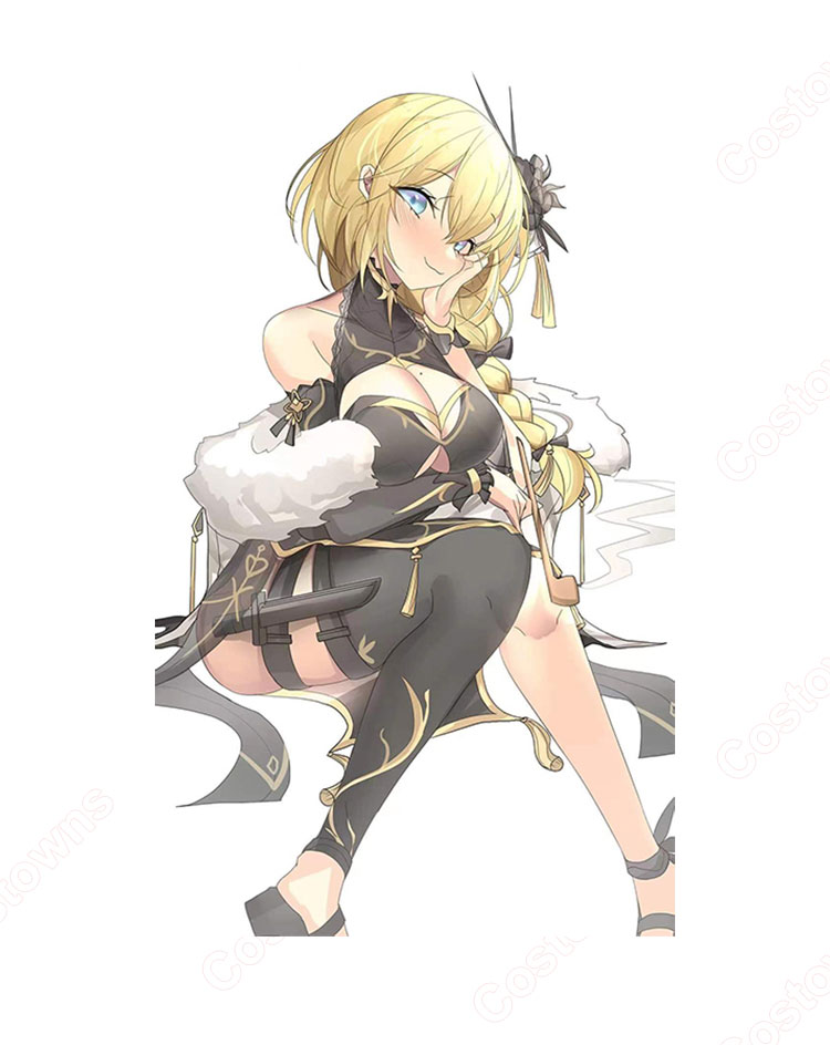 二次創作 ホロライブ ワトソン・アメリア コスプレ衣装 チャイナドレス-1