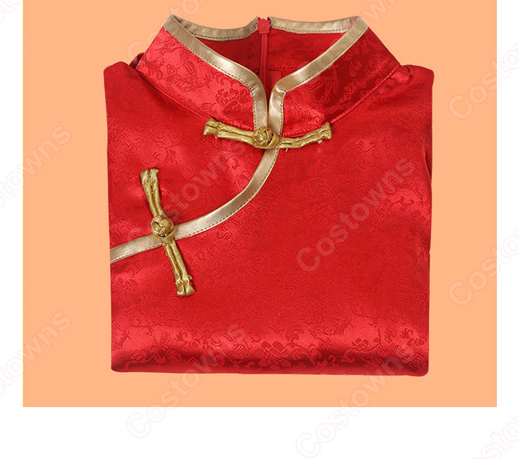 チェンソーマン パワー チャイナ風 コスプレ衣装 チャイナドレス-7