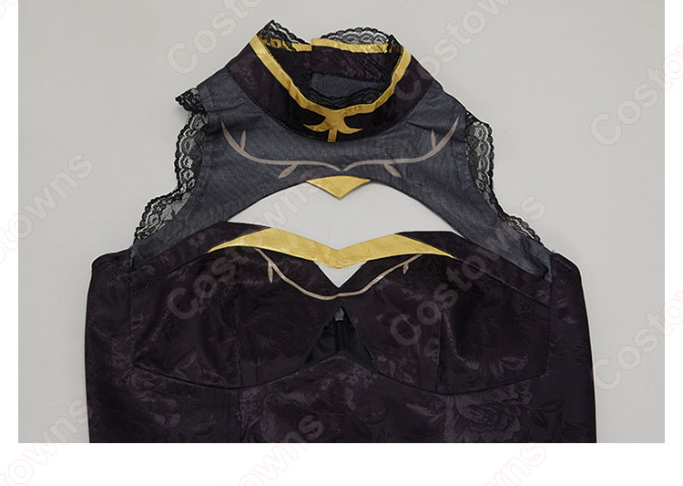 二次創作 ホロライブ ワトソン・アメリア コスプレ衣装 チャイナドレス-6