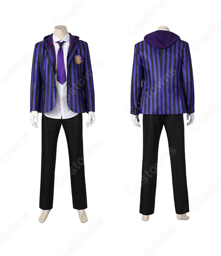 ウェンズデー エイジャックス・ペトロポラス コスプレ衣装 ネヴァーモア学園 制服-2