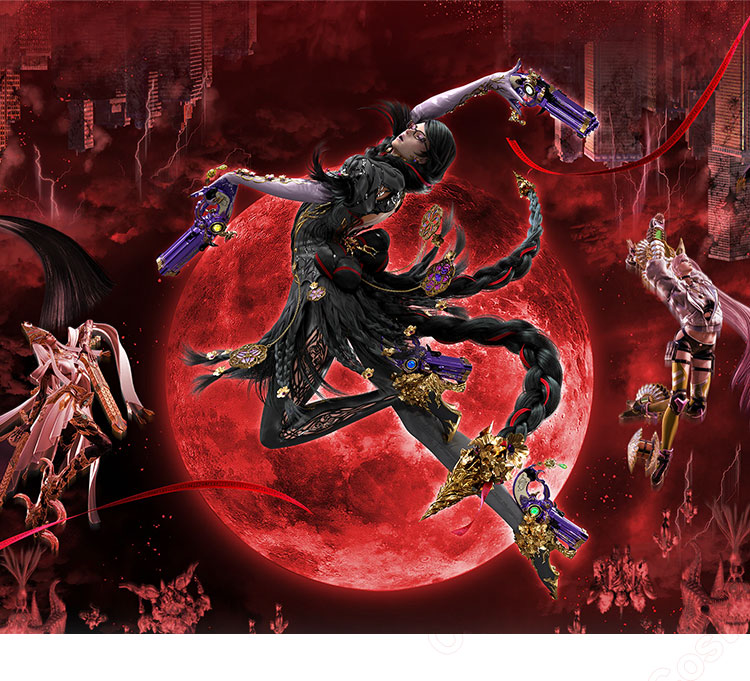 ベヨネッタ コスプレ衣装 『BAYONETTA 3』 創世の魔女 セレッサ cosplay 仮装 変装-1