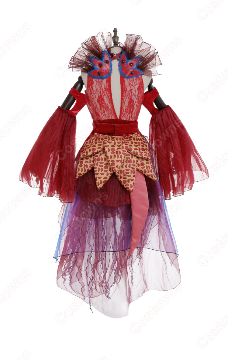 仮面ライダーリバイス アギレラ コスプレ衣装 赤ドレス - Costowns