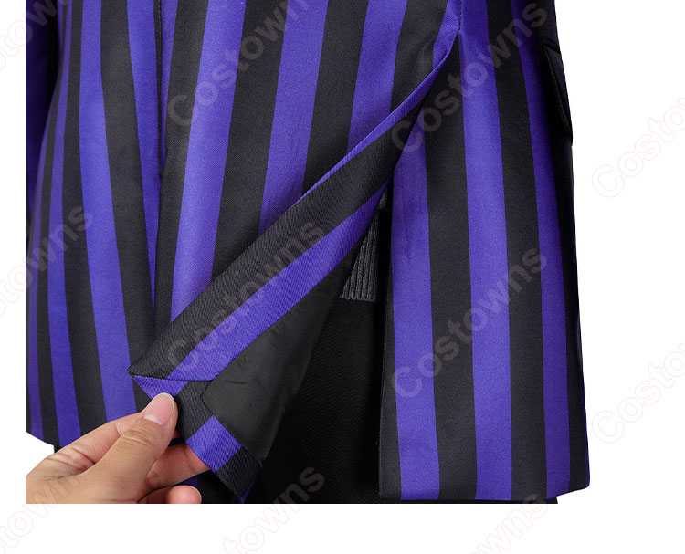 ウェンズデー エイジャックス・ペトロポラス コスプレ衣装 ネヴァーモア学園 制服-9