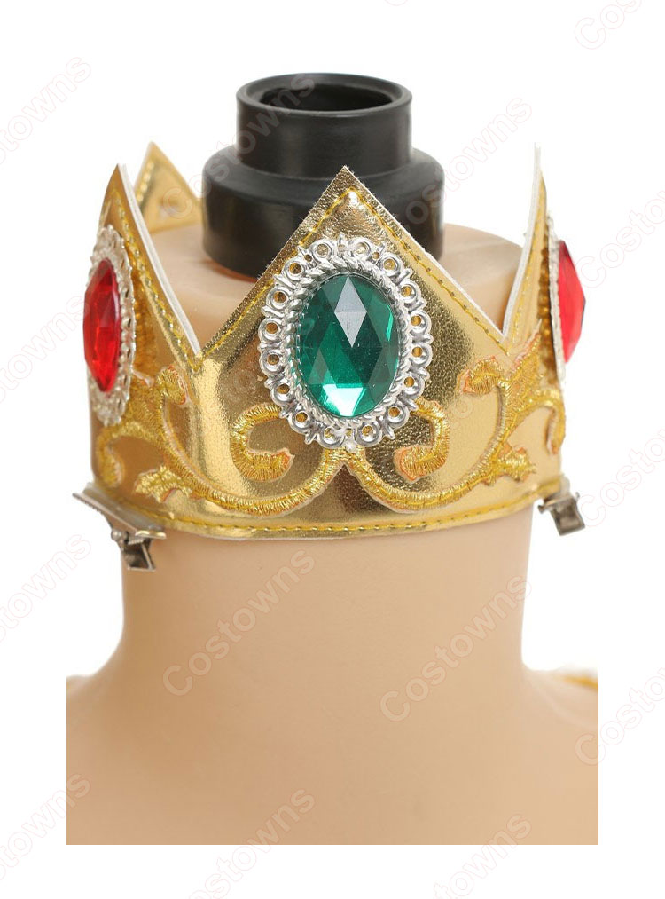 スーパーマリオ デイジー姫 コスプレ衣装 子供用ドレス-4