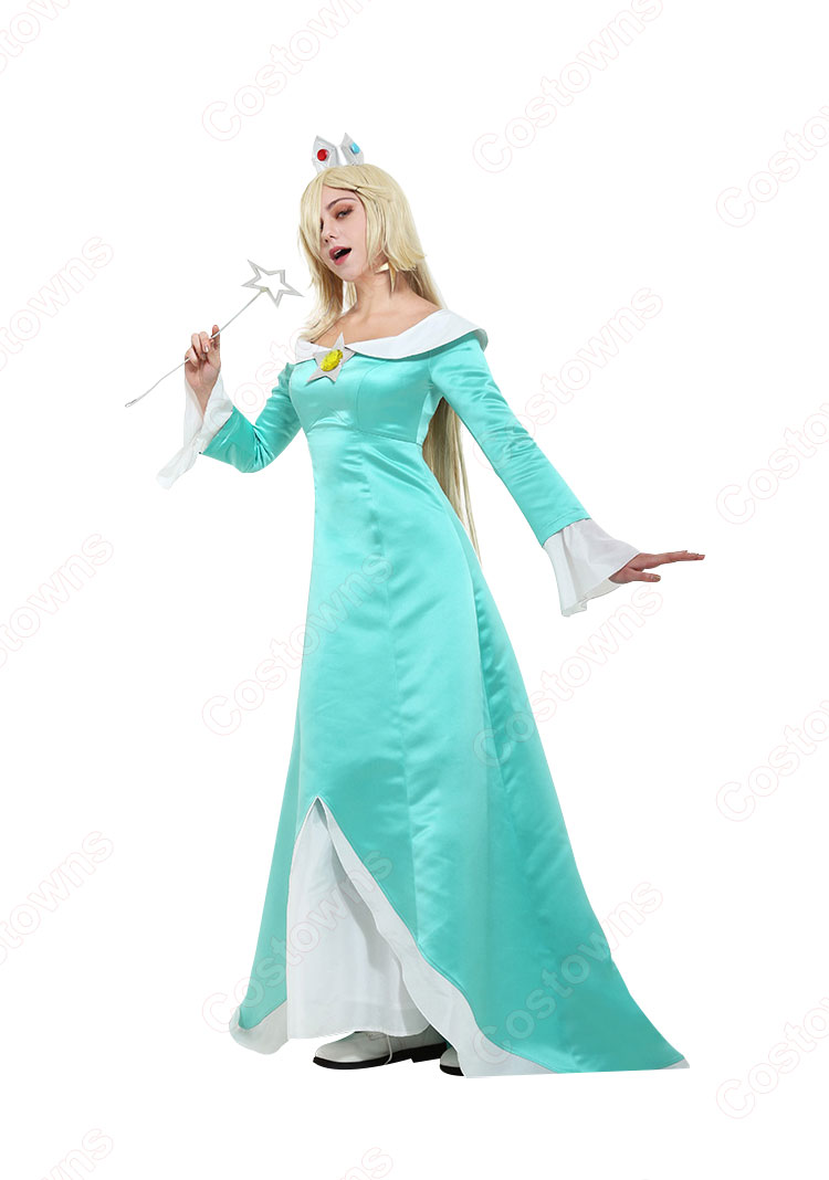 スーパーマリオギャラクシー ロゼッタ コスプレ衣装-2