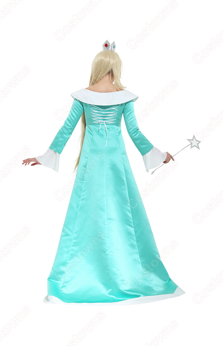 スーパーマリオギャラクシー ロゼッタ コスプレ衣装-3