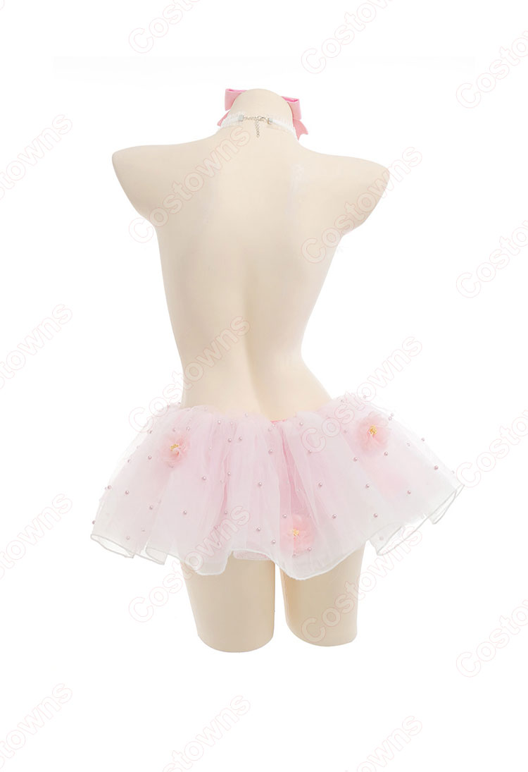 フラミンゴバレエ団 ポニーテールの子 コスプレ衣装 バレエ衣装-8