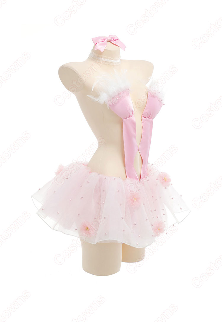 フラミンゴバレエ団 ポニーテールの子 コスプレ衣装 バレエ衣装-7