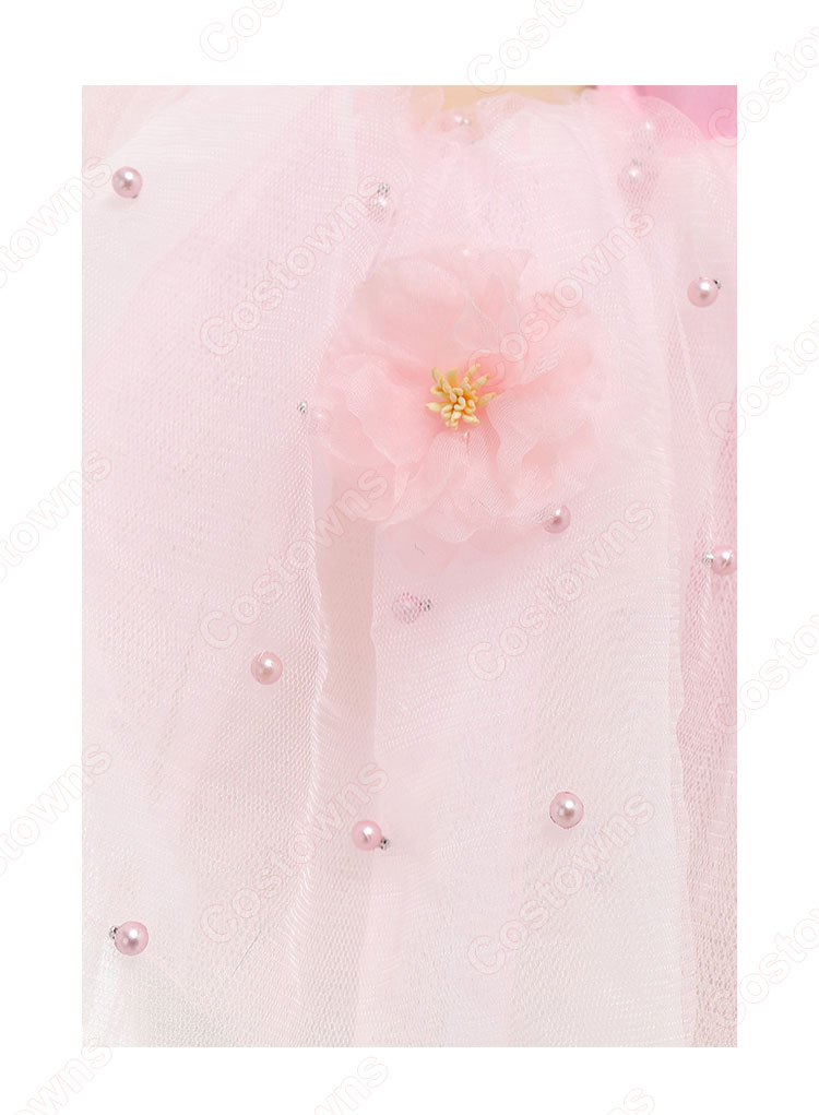 フラミンゴバレエ団 ポニーテールの子 コスプレ衣装 バレエ衣装-9