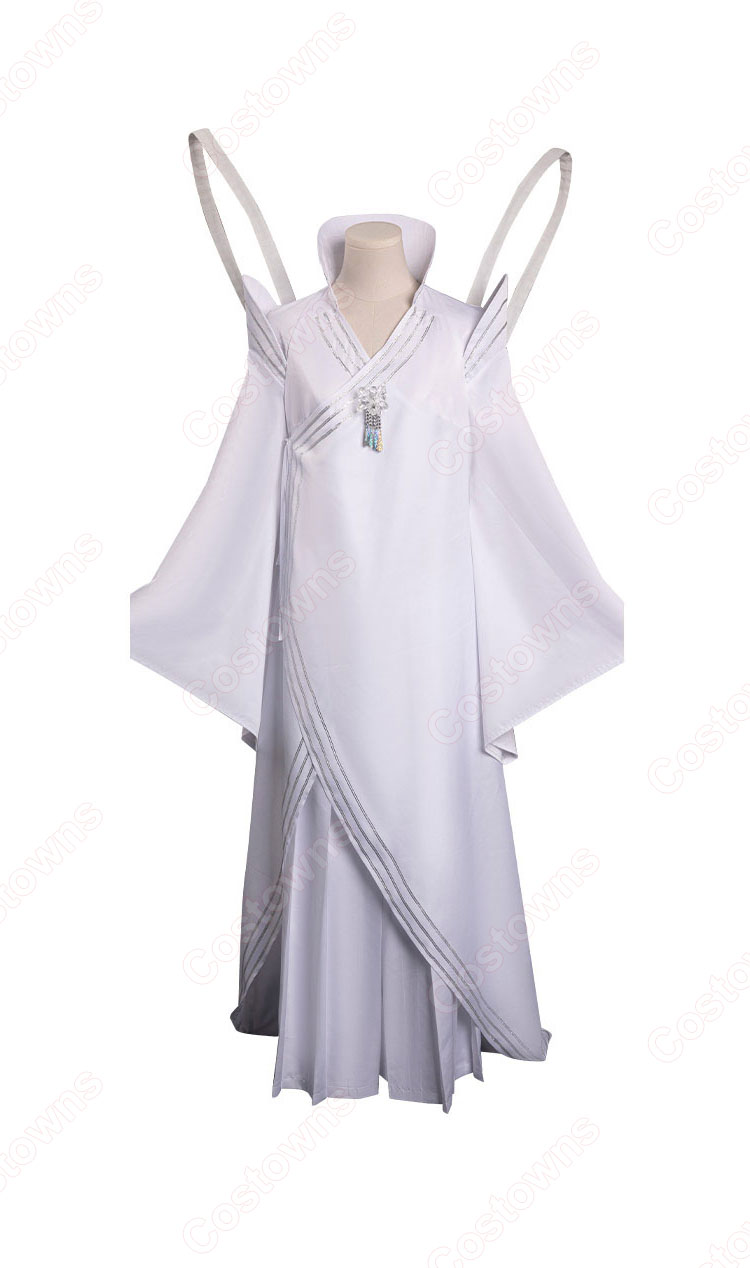 BLEACH 千年血戦篇 朽木ルキア 卍解 白霞罸 コスプレ衣装-2