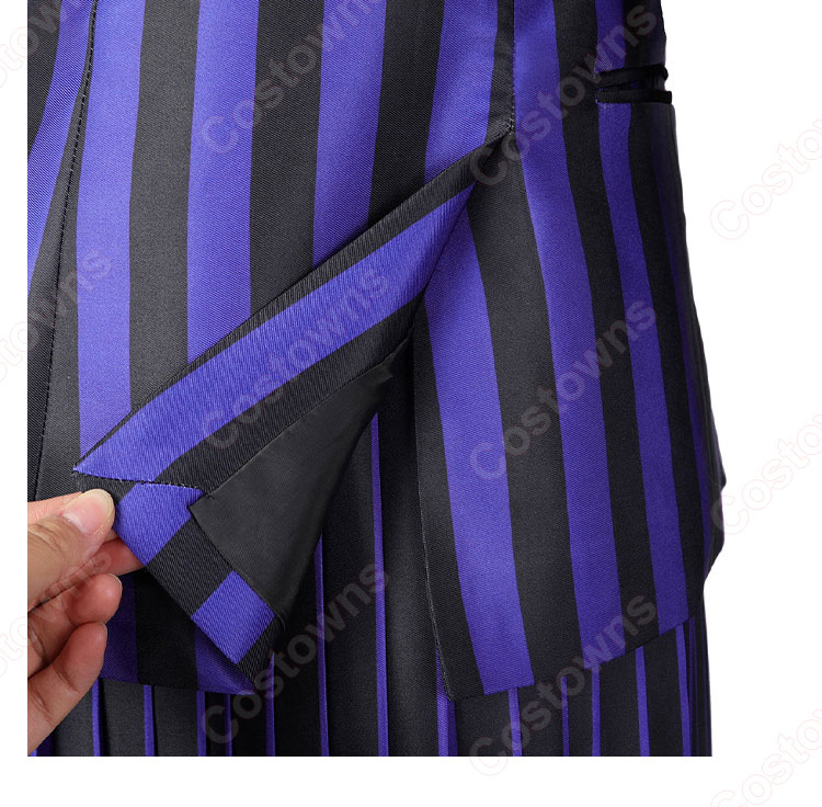 ウェンズデー ビアンカ・バークレー コスプレ衣装 ネヴァーモア学園 制服-9