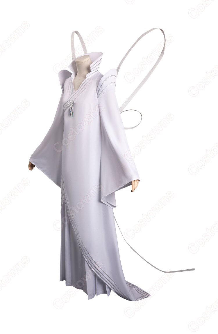 BLEACH 千年血戦篇 朽木ルキア 卍解 白霞罸 コスプレ衣装-3