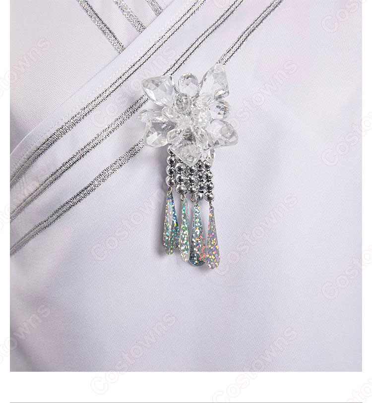 BLEACH 千年血戦篇 朽木ルキア 卍解 白霞罸 コスプレ衣装-5