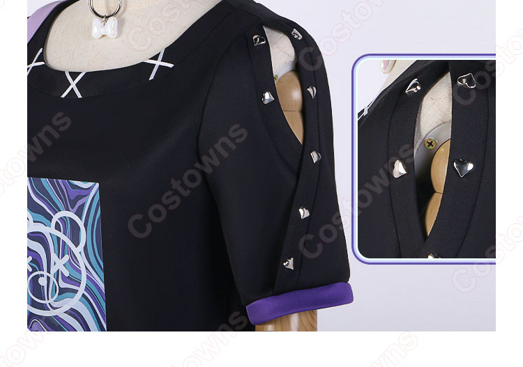 プロセカ 宵崎奏 コスプレ衣装 『プロジェクトセカイ カラフルステージ！ feat. 初音ミク』 25時、ナイトコードで。 この街一番の専門店で 特訓後 cosplay 仮装 変装-9