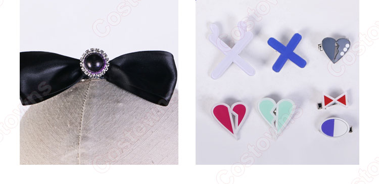 プロセカ 何かが違う食卓 朝比奈まふゆ コスプレ衣装 『プロジェクトセカイ カラフルステージ! feat. 初音ミク』 25時、ナイトコードで。 ダークデコラ・ハートガール衣装 cosplay 仮装 変装-13