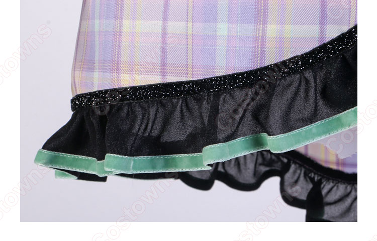 プロセカ 何かが違う食卓 朝比奈まふゆ コスプレ衣装 『プロジェクトセカイ カラフルステージ! feat. 初音ミク』 25時、ナイトコードで。 ダークデコラ・ハートガール衣装 cosplay 仮装 変装-10