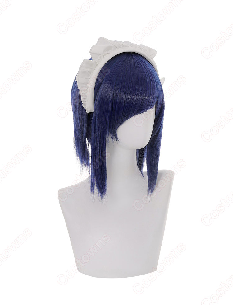 アキバ冥途戦争 万年嵐子 コスプレウィッグ-3