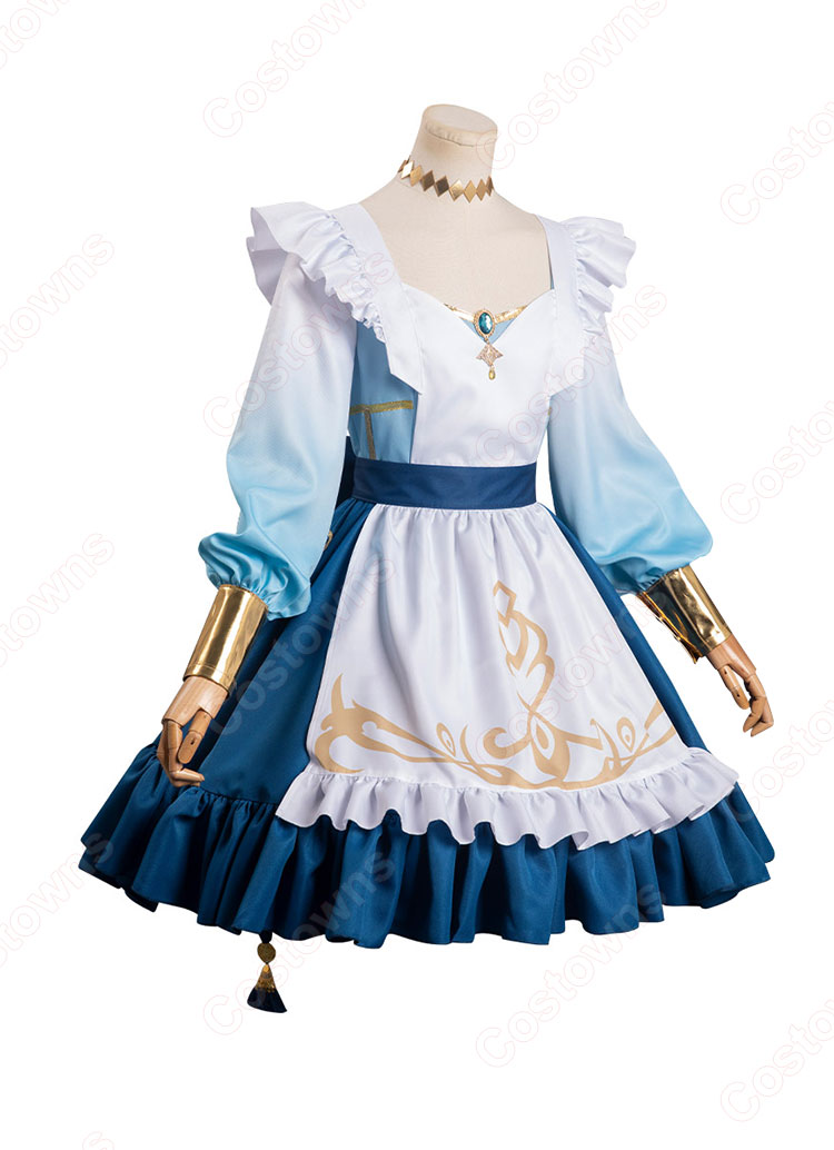 原神 ニィロウ 二次創作 メイド服 コスプレ衣装-2