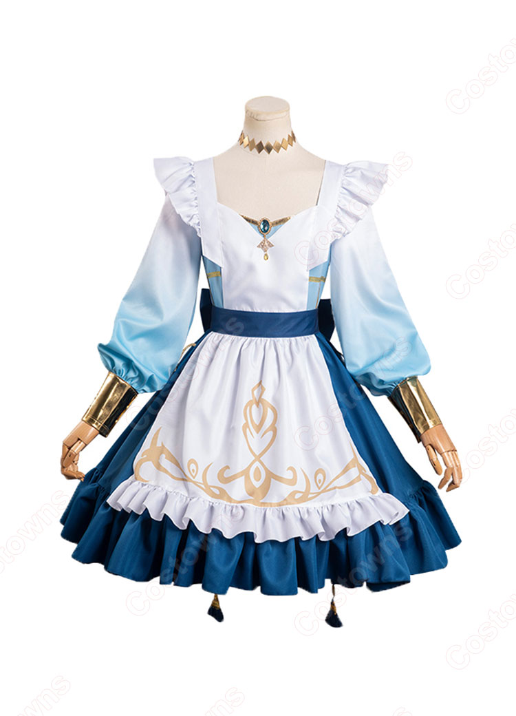 原神 ニィロウ 二次創作 メイド服 コスプレ衣装-1