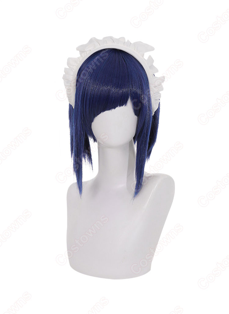 アキバ冥途戦争 万年嵐子 コスプレウィッグ-2
