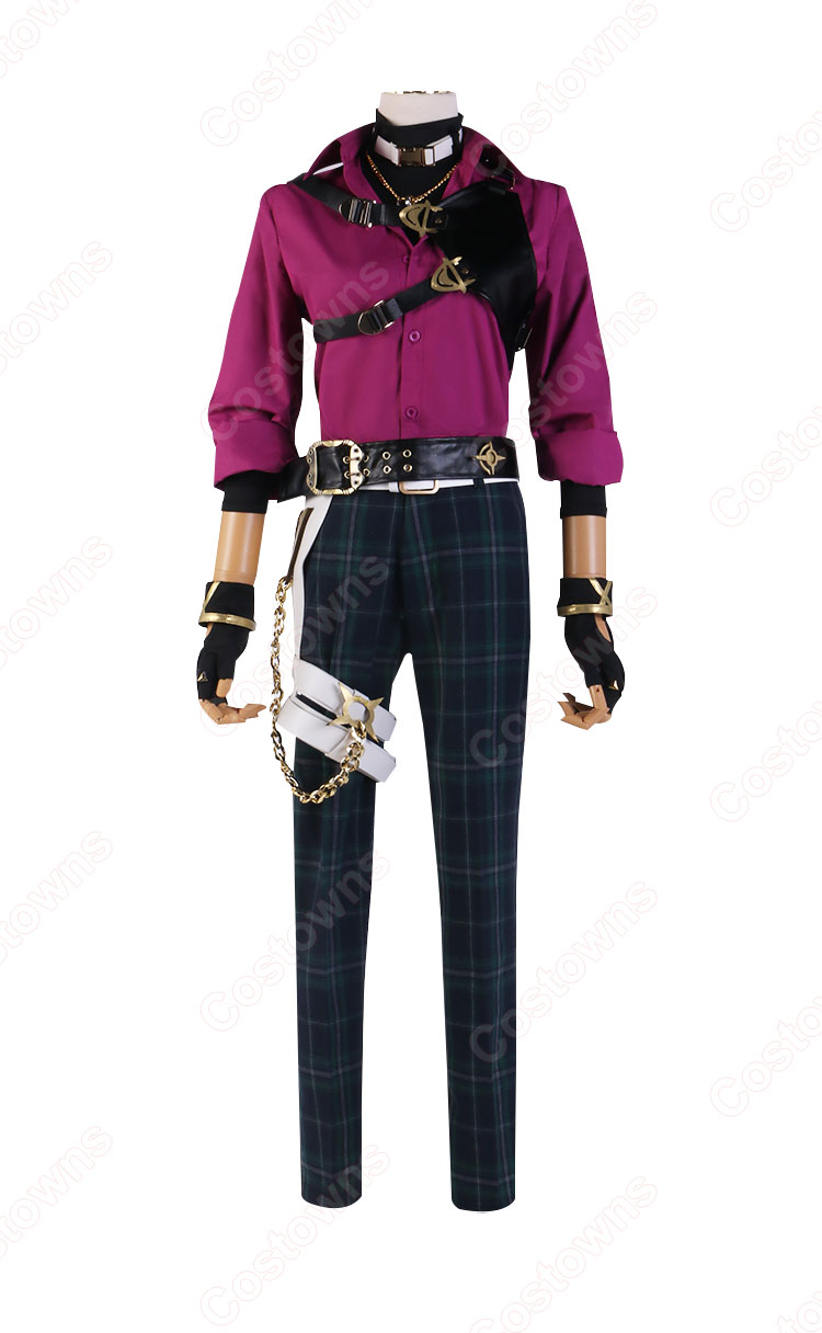 【アシスト製ウィッグ付き】にじさんじ ドッピオ・ドロップサイト コスプレ VTuber XSOLEIL Doppio Dropscythe ドッピオ ドロップサイト