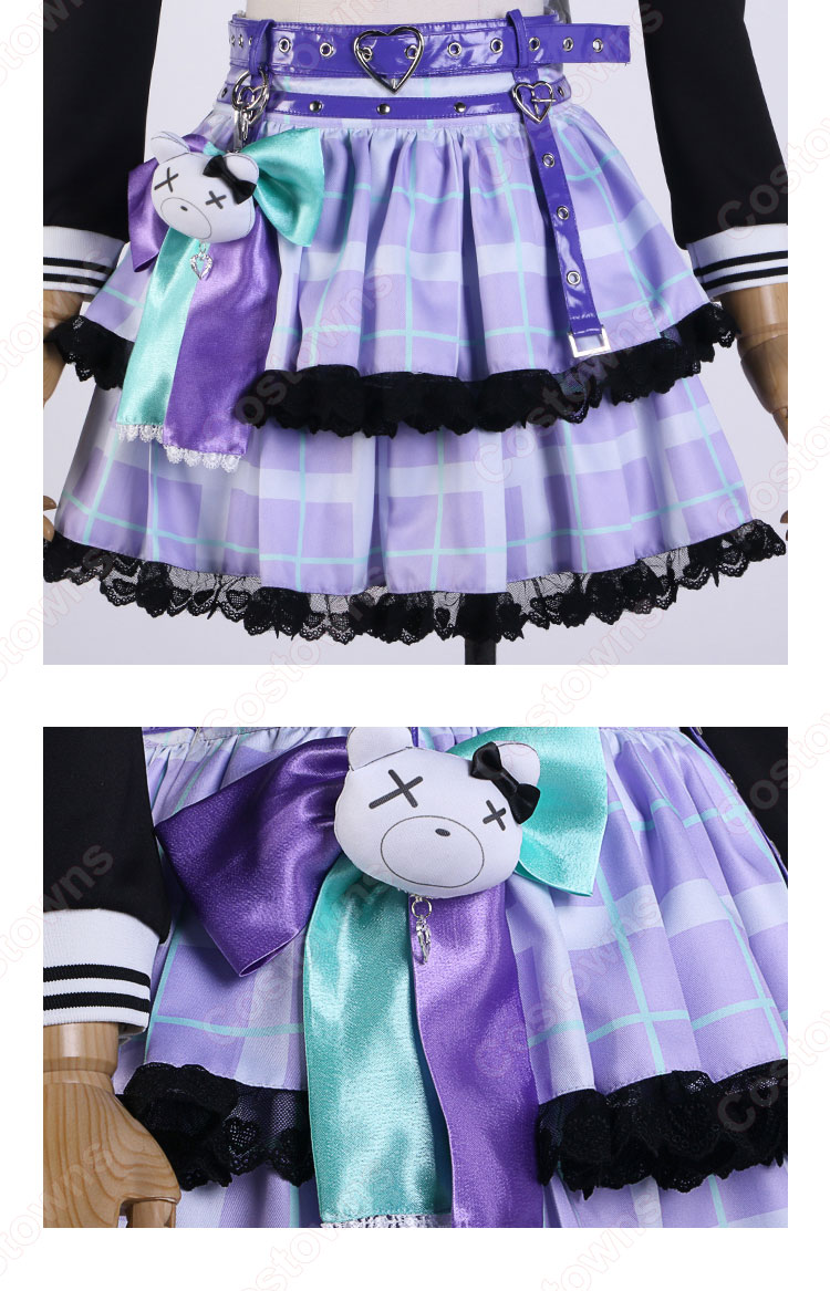 プロジェクトセカイ 東雲絵名 ダークデコラ・スイートガール コスプレ S-XL プロジェクトセカイ カラフルステージ！ 25時、ナイトコードで
