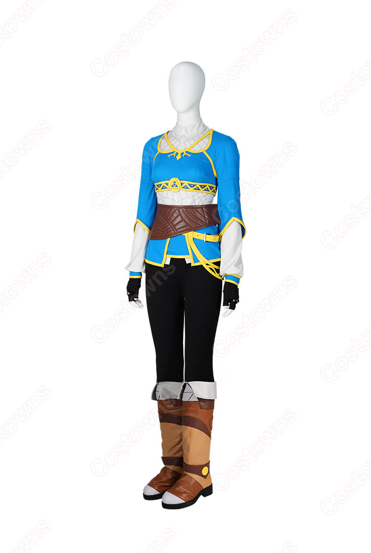 ゼルダ 普段着 コスプレ衣装 『ゼルダの伝説 ブレス オブ ザ ワイルド』 cosplay 仮装 変装-4