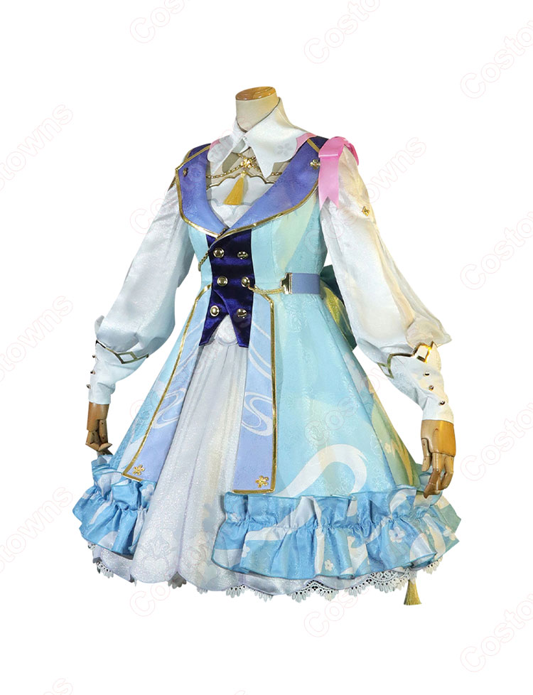 原神 神里綾華 新コスチューム 花時に訪れた手紙 コスプレ衣装-3