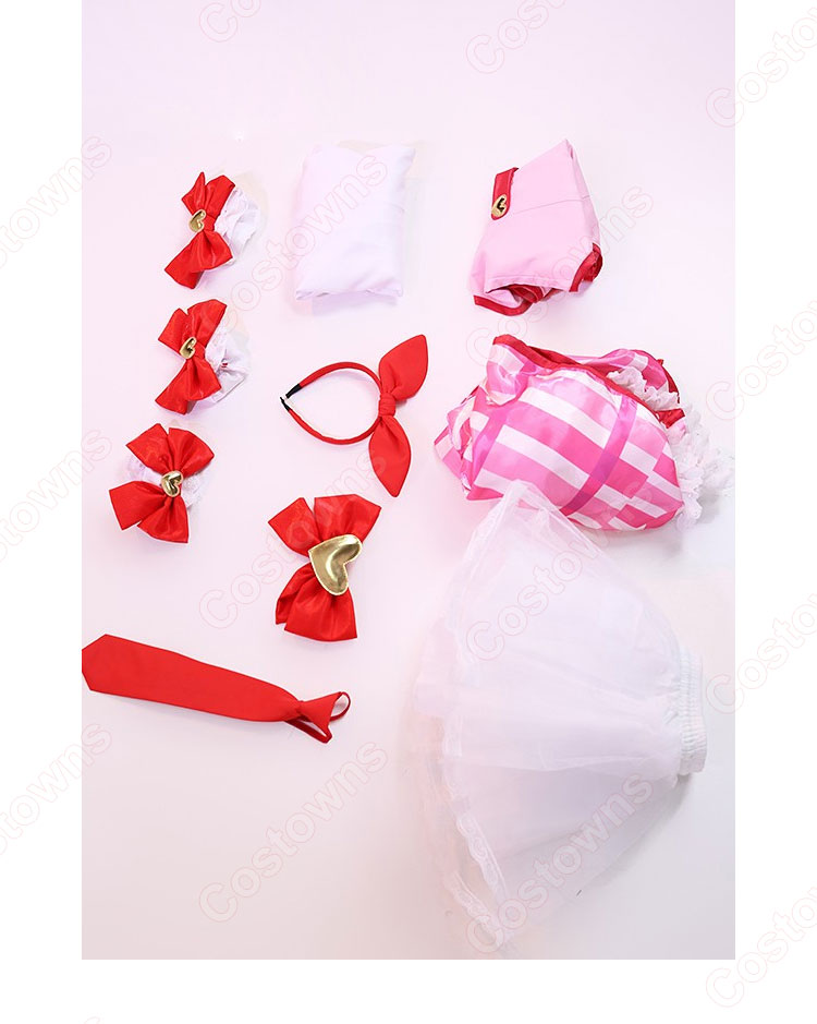 アイカツ! 星宮いちご コスプレ衣装 ピンクステージコーデドレス-7