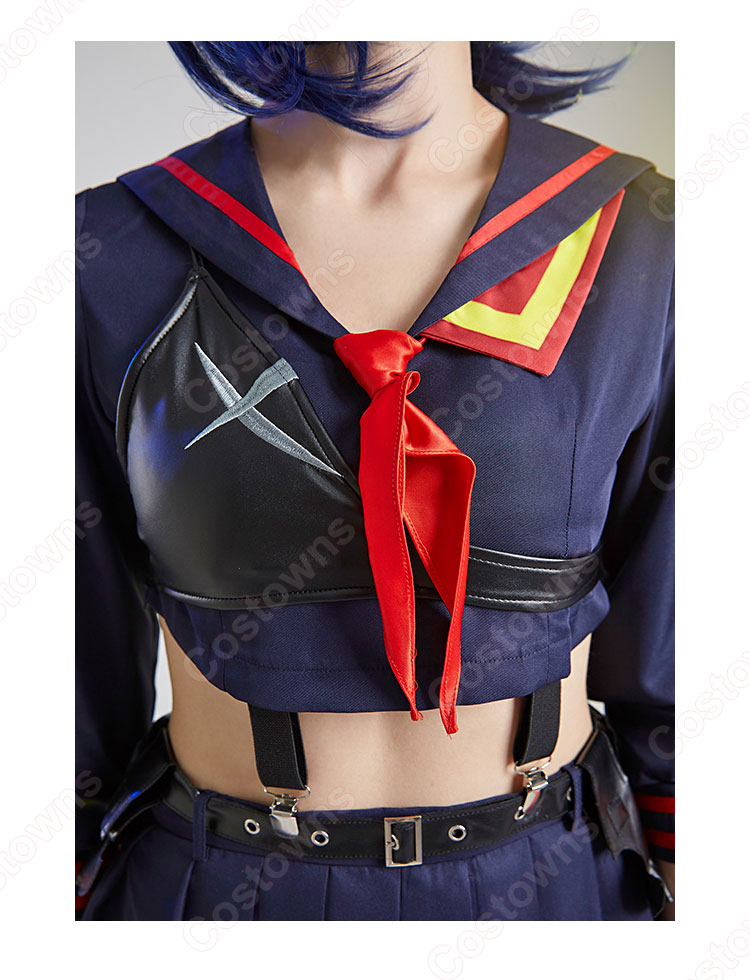 キルラキル 纏流子 コスプレ衣装 セーラー服-5