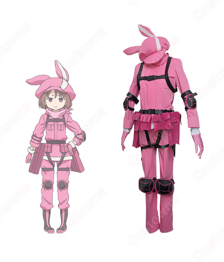 SAOAGGO レン 小比類巻香蓮 コスプレ衣装 『ソードアート・オンライン オルタナティブ ガンゲイル・オンライン』 cosplay 仮装 変装-2