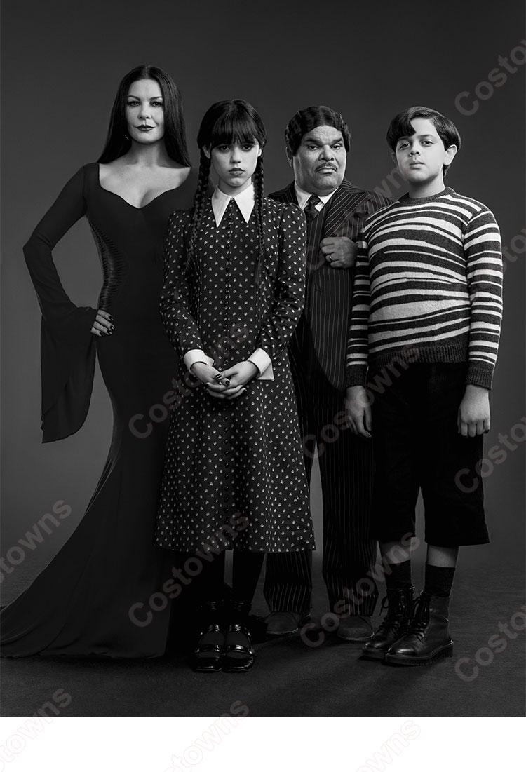 ゴメズ・アダムス コスプレ衣装 テレビドラマ 『ウェンズデー』 cosplay 仮装 変装-1