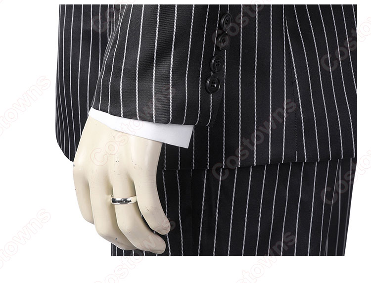 ゴメズ・アダムス コスプレ衣装 テレビドラマ 『ウェンズデー』 cosplay 仮装 変装-12