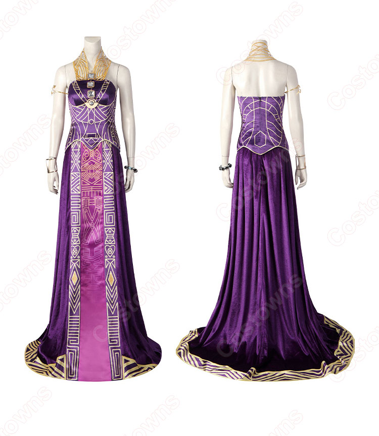 ラモンダ コスプレ衣装 『ブラックパンサー/ワカンダ・フォーエバー』 ワカンダ 女王 cosplay 仮装 変装-3