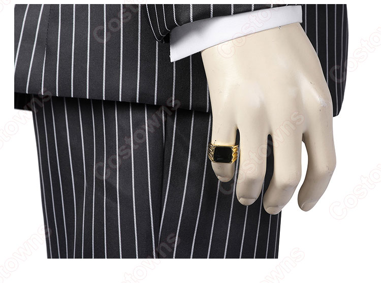 ゴメズ・アダムス コスプレ衣装 テレビドラマ 『ウェンズデー』 cosplay 仮装 変装-11