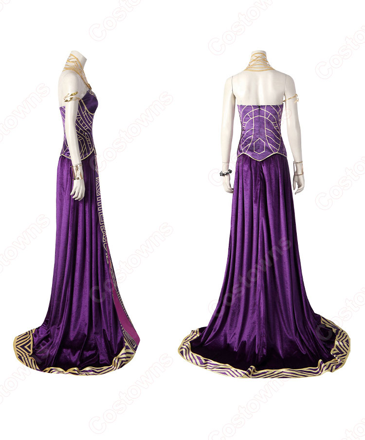 ラモンダ コスプレ衣装 『ブラックパンサー/ワカンダ・フォーエバー』 ワカンダ 女王 cosplay 仮装 変装-4