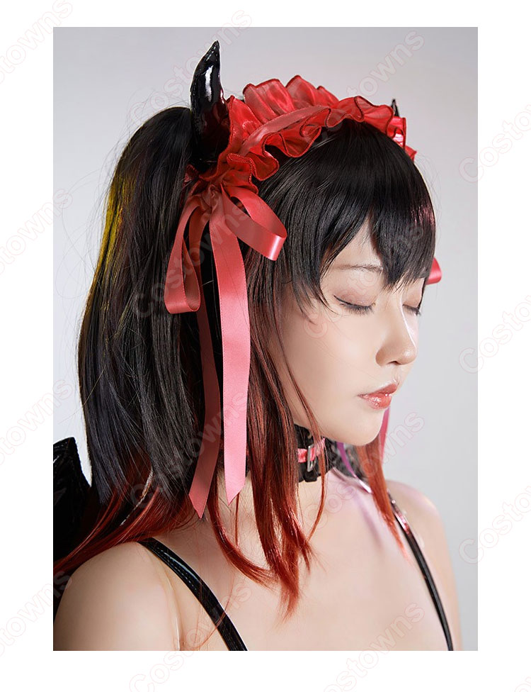 時崎狂三 ビキニ風 小悪魔 コスプレ衣装 『デート・ア・ライブ