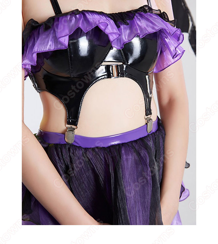 時崎狂三 ビキニ風 小悪魔 コスプレ衣装 『デート・ア・ライブ』 cosplay 仮装 変装-14