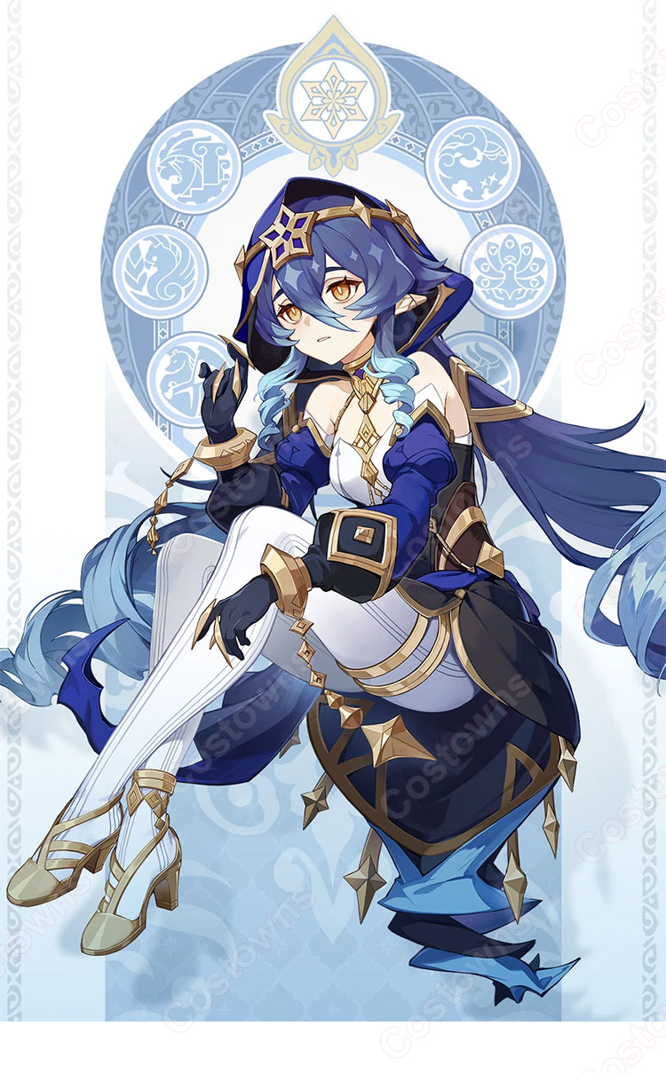 原神 レイラ コスプレウィッグ ルタワヒスト学院 綺思と夜星 耐熱かつら cosplay wig 通販-1