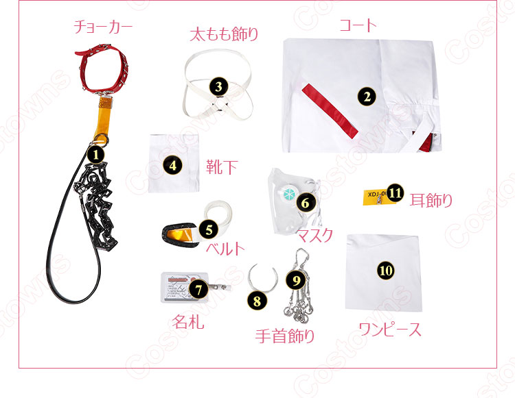 無期迷途:Path to Nowhere ビクトリア コスプレ衣装-13