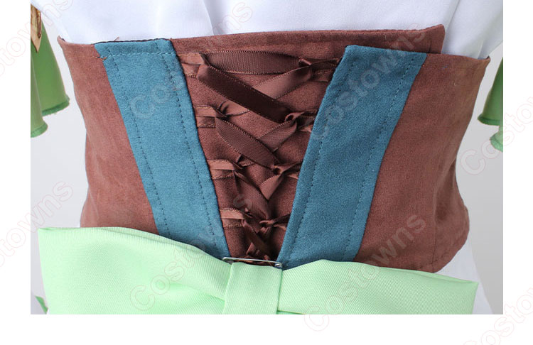 ウマ娘 グラスワンダー 新衣装 コスプレ衣装 『ウマ娘 プリティーダービー』 セイントジェード・ヒーラー cosplay 仮装 変装-12