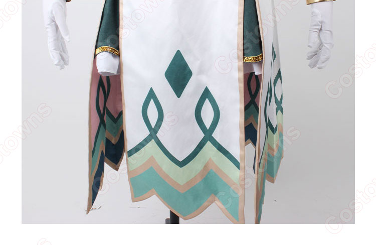 ウマ娘 グラスワンダー 新衣装 コスプレ衣装 『ウマ娘 プリティーダービー』 セイントジェード・ヒーラー cosplay 仮装 変装-11