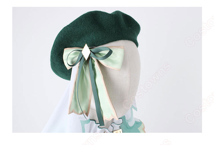 ウマ娘 グラスワンダー 新衣装 コスプレ衣装 『ウマ娘 プリティーダービー』 セイントジェード・ヒーラー cosplay 仮装 変装-5