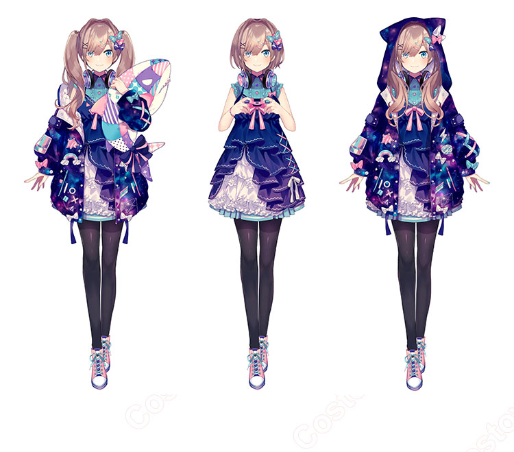 にじさんじ 鈴原るる 新衣装 コスプレ靴 - Costowns